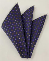 Macclesfield Printed Silk Pocket Square MCP-751